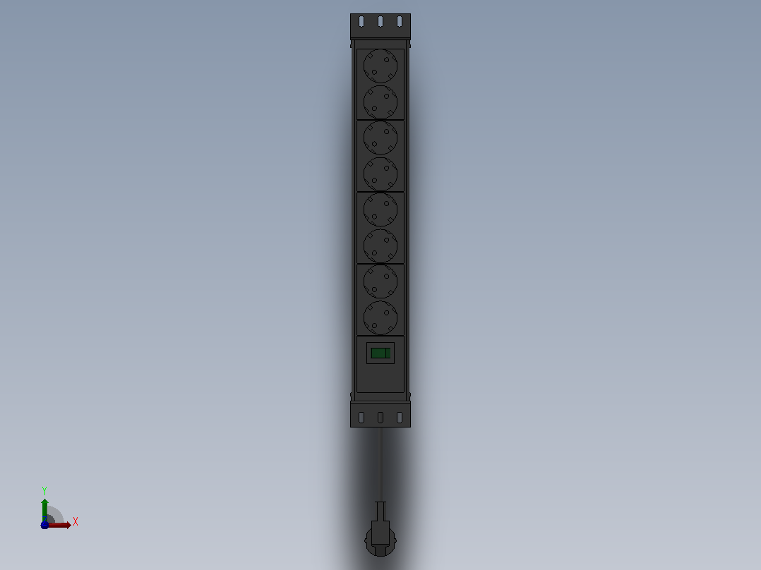 布线板插入件RJ45_布线板插入件RJ45俯视图