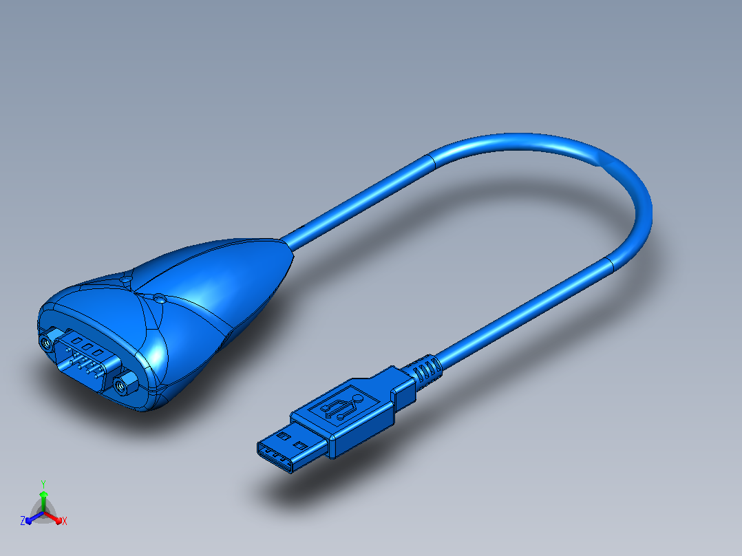 usb转串行rs db适配器ftdi芯片组windows 支持主视图