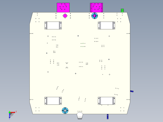 车门框架夹具俯视缩略图