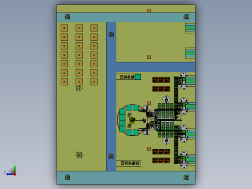 纸盒包装线后段自动化流水线sw18可编辑右视缩略图
