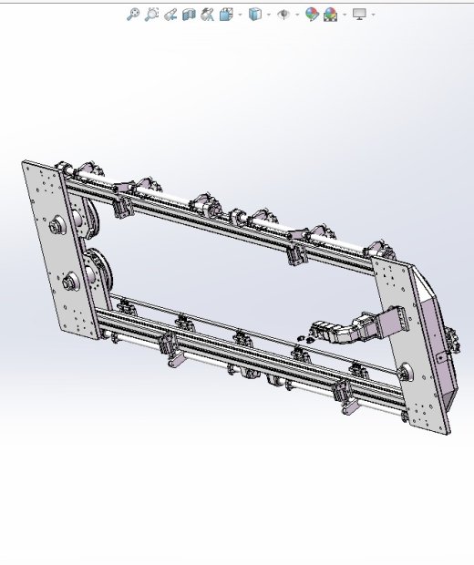环形导轨线 自动化流水线 3D图 机械设计自动化3D模型参考文件缩略图