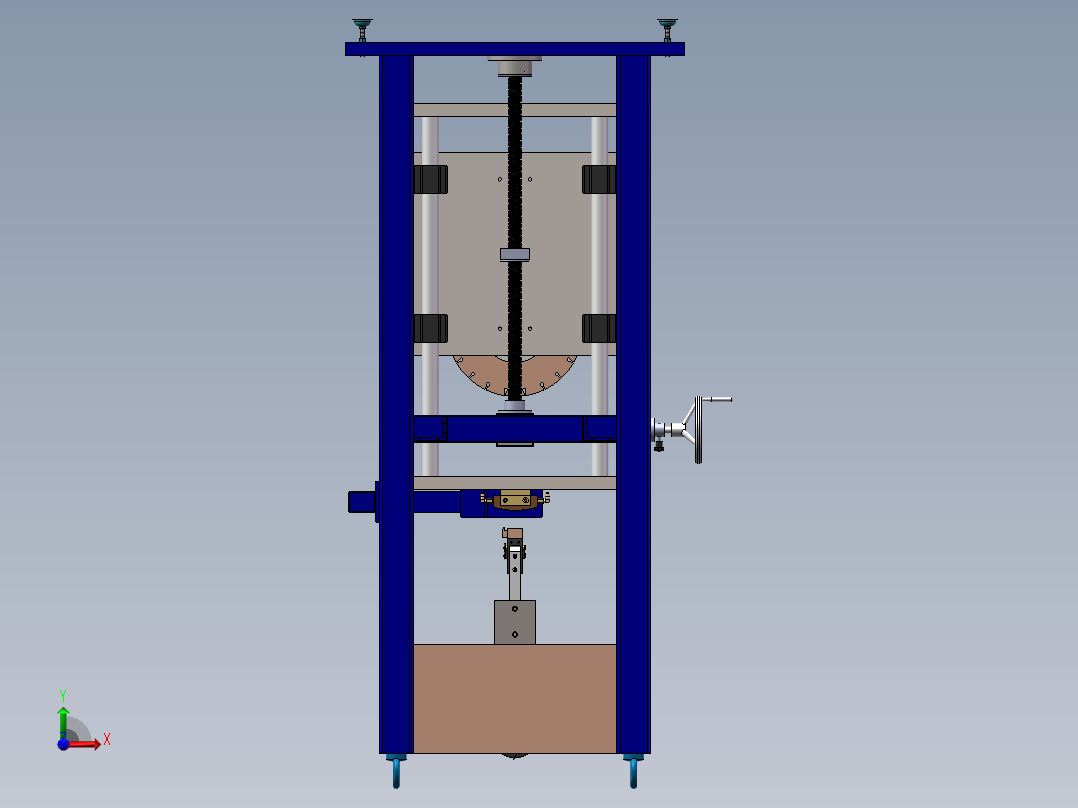 高频焊机设计（含全部文档，word、3D和2D，SW格式前视图