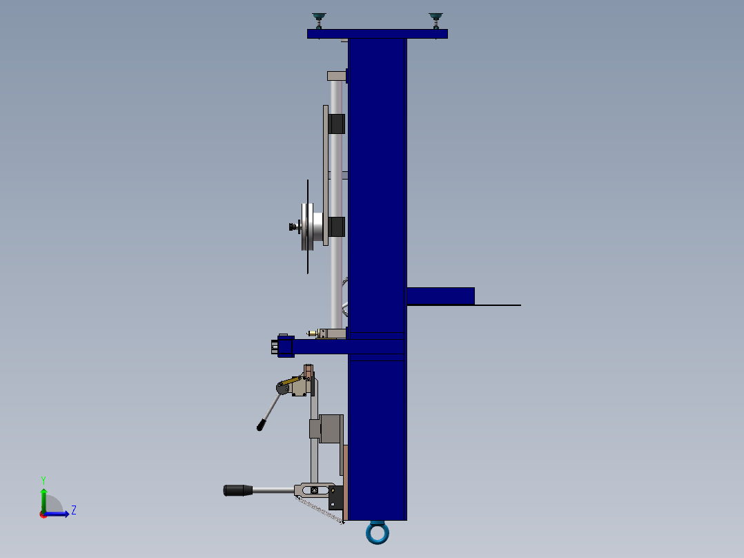 高频焊机设计（含全部文档，word、3D和2D，SW格式左视图