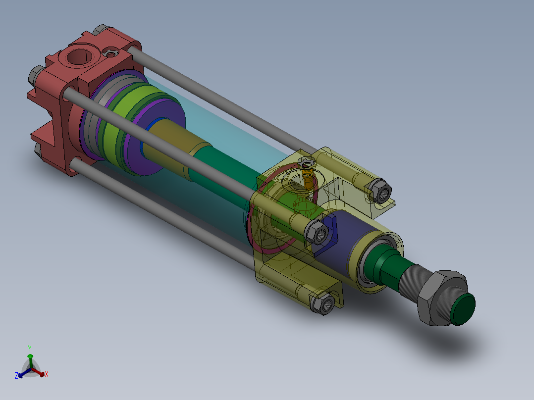 可活动的液压缸