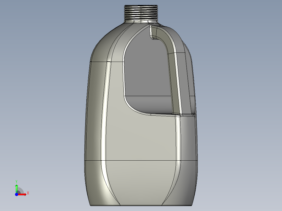 创意牛奶包装设计前视图