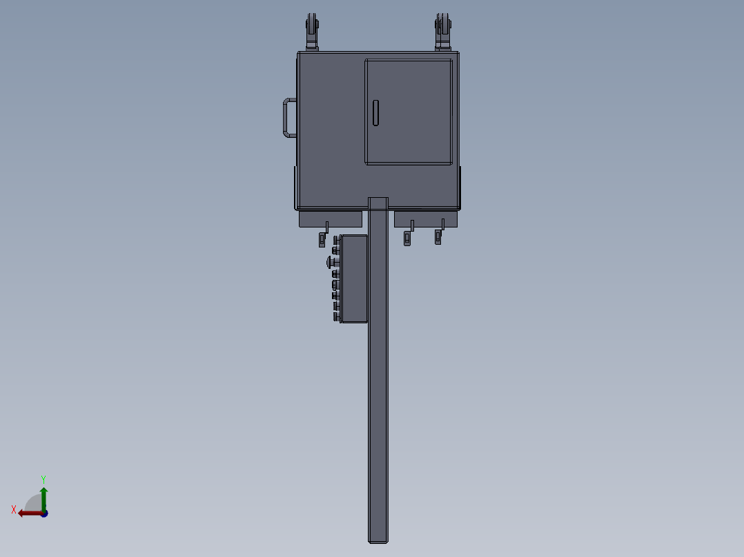 G299 打包捆扎机后视图