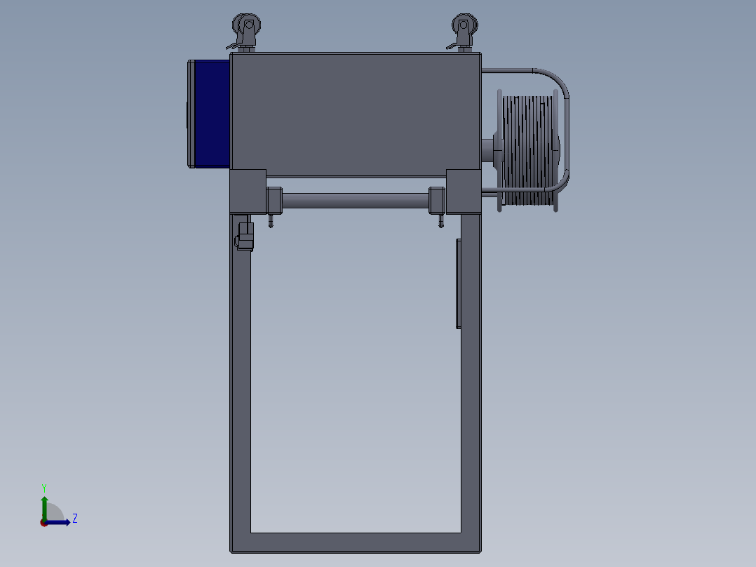 G299 打包捆扎机左视图