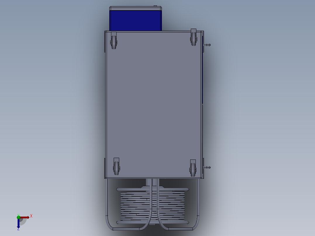 G299 打包捆扎机俯视图