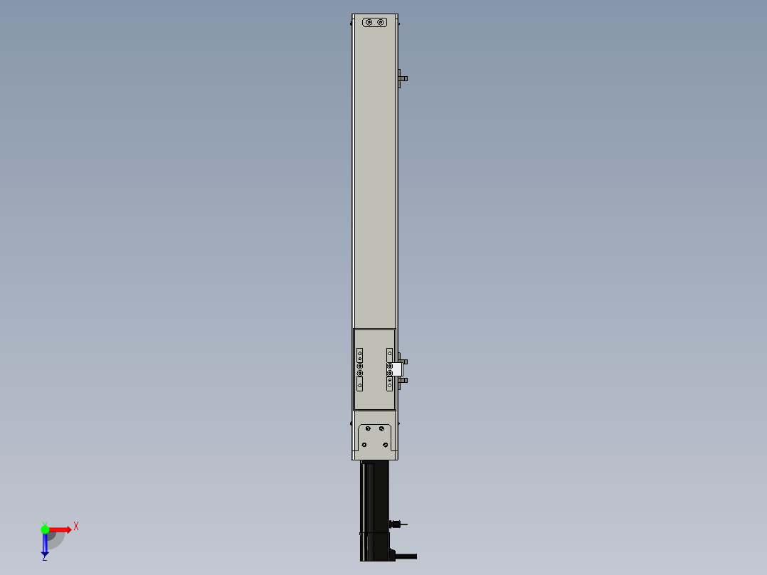 Toyo东佑达直线模组-ETH6-400-BC+煞車俯视图