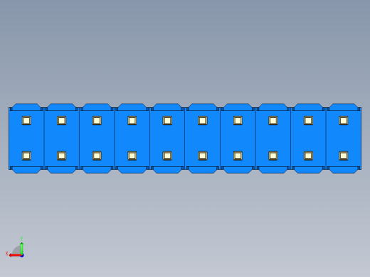 彩色公头100mil（2.54mm）系列-DS1021_blue_2x10p_100mil_Type43_rev1.0后视缩略图