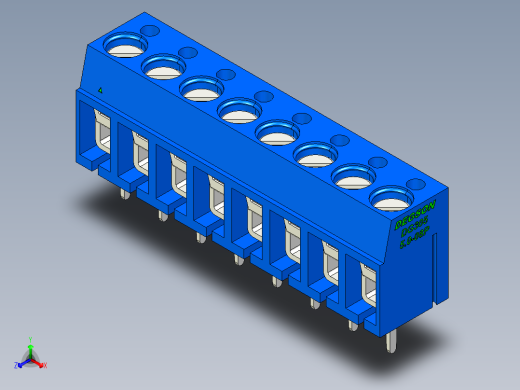 DEGSON DG305 系列 5.07.5mm 接线端子-DG305-5.0-08P-12-00AH