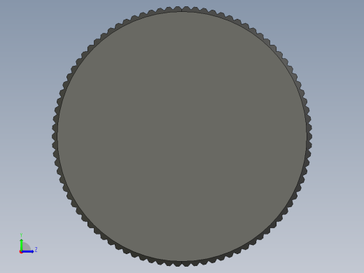滚花旋钮-Knurled Knob 0.312x1.000x1.000.STEP左视缩略图