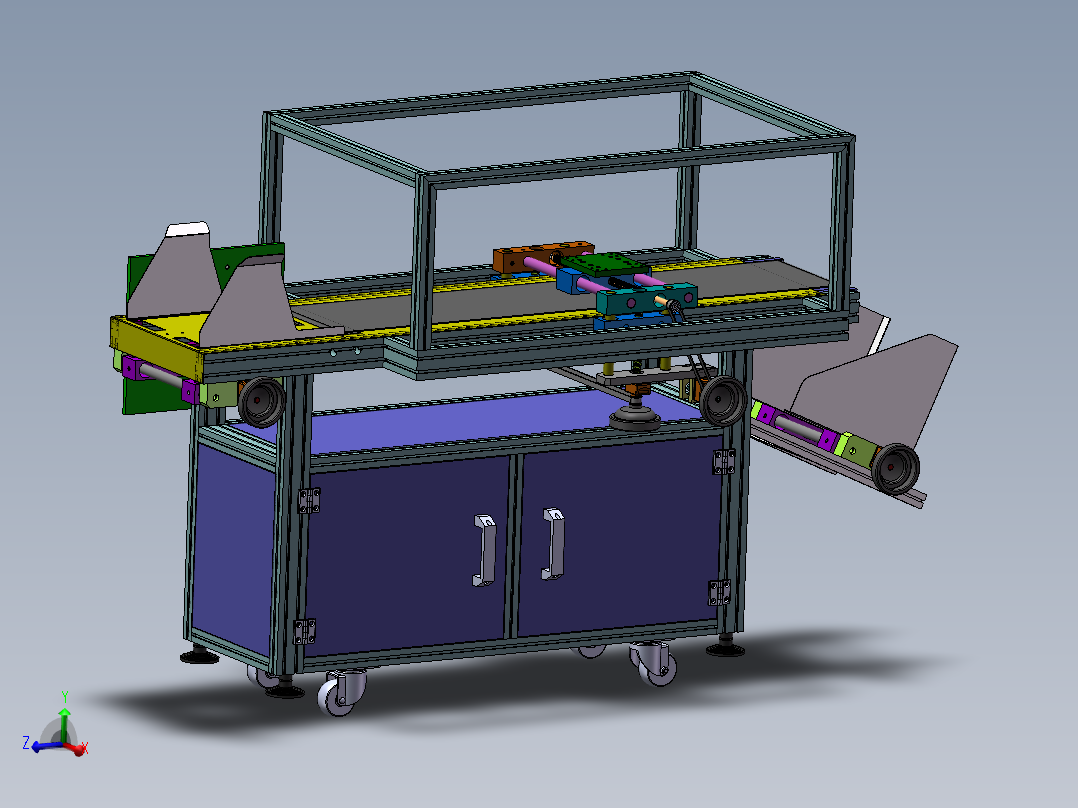 非标分页激光喷码输送线