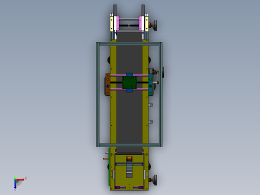非标分页激光喷码输送线俯视缩略图