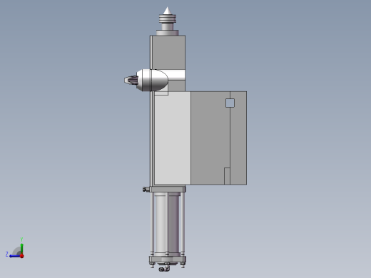 铣床液压尾座右视缩略图