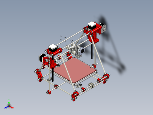 3D打印机正等轴测缩略图