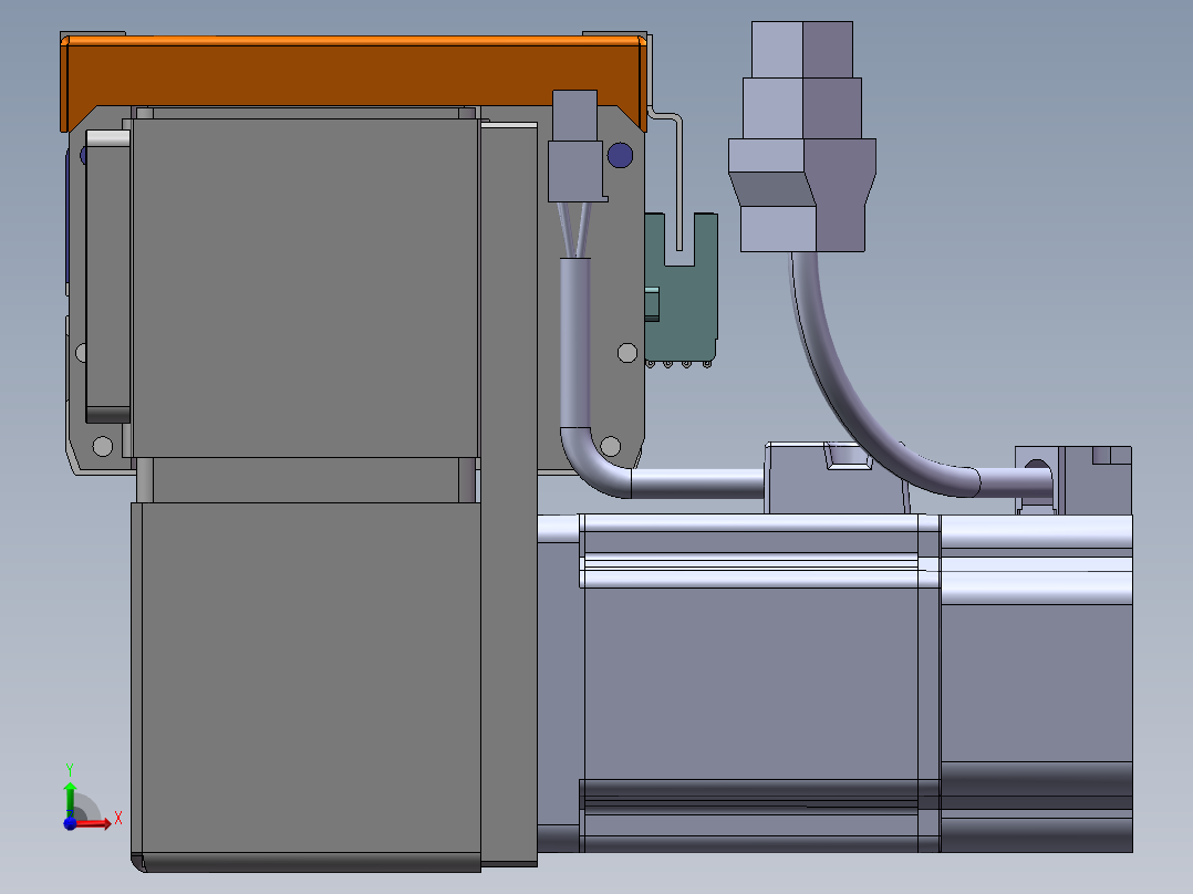 MCB同步带全封闭MCB10-LD-200W前视图
