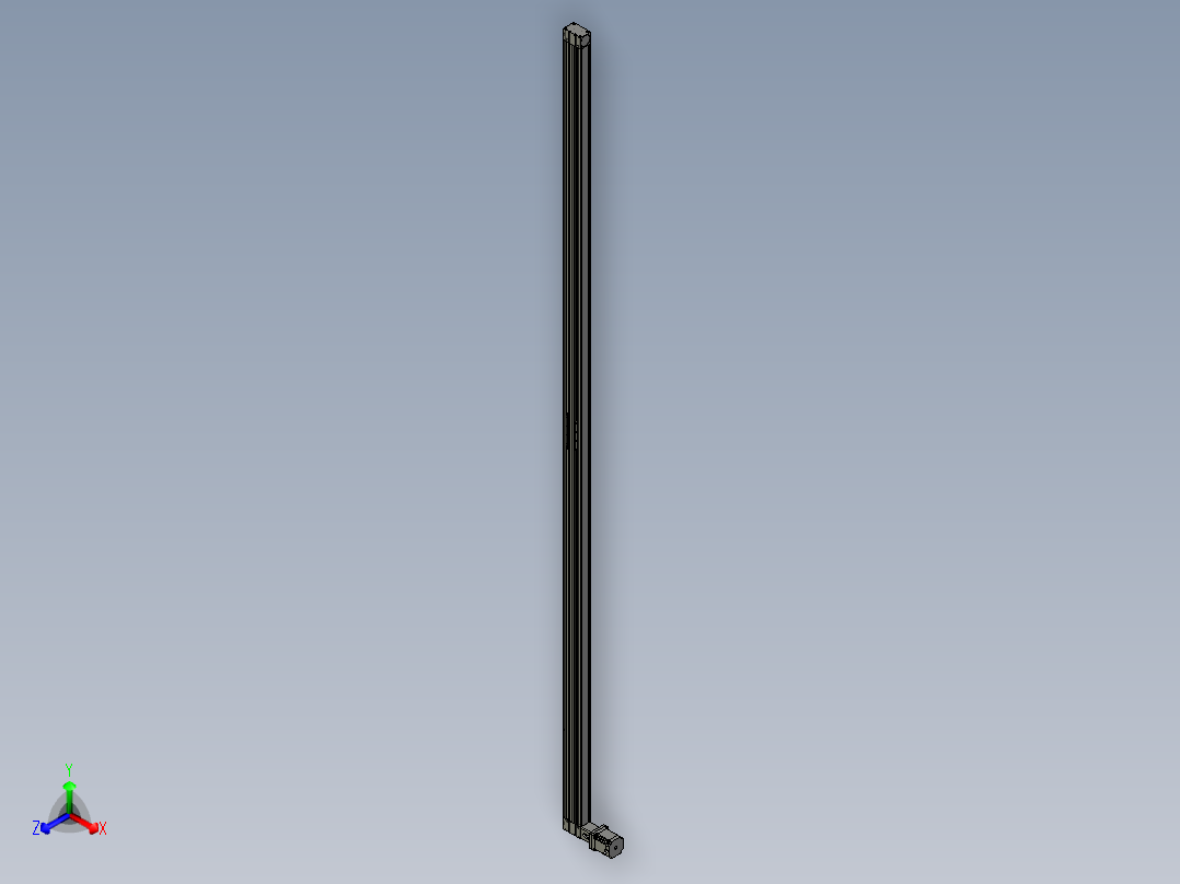 模组FBL100E3800-L正等轴测图