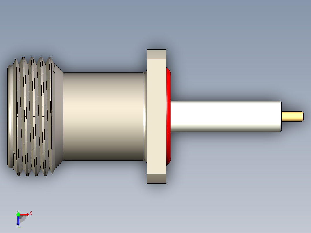 SMA接口51俯视图