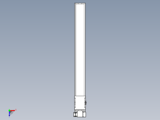 同步带全封闭直线模组TPA-HCB-14D-120-L1150-RP-C-P40-N3俯视缩略图