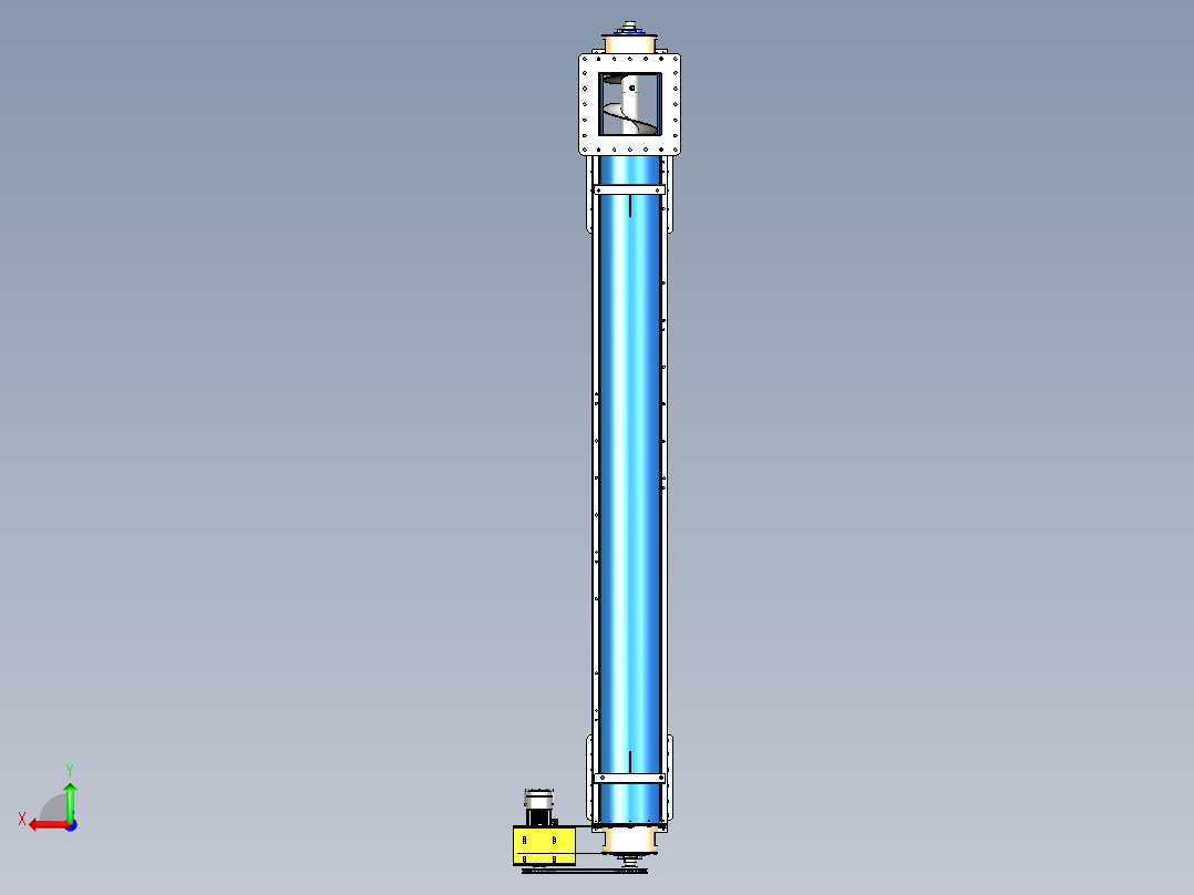 螺旋输送机后视图