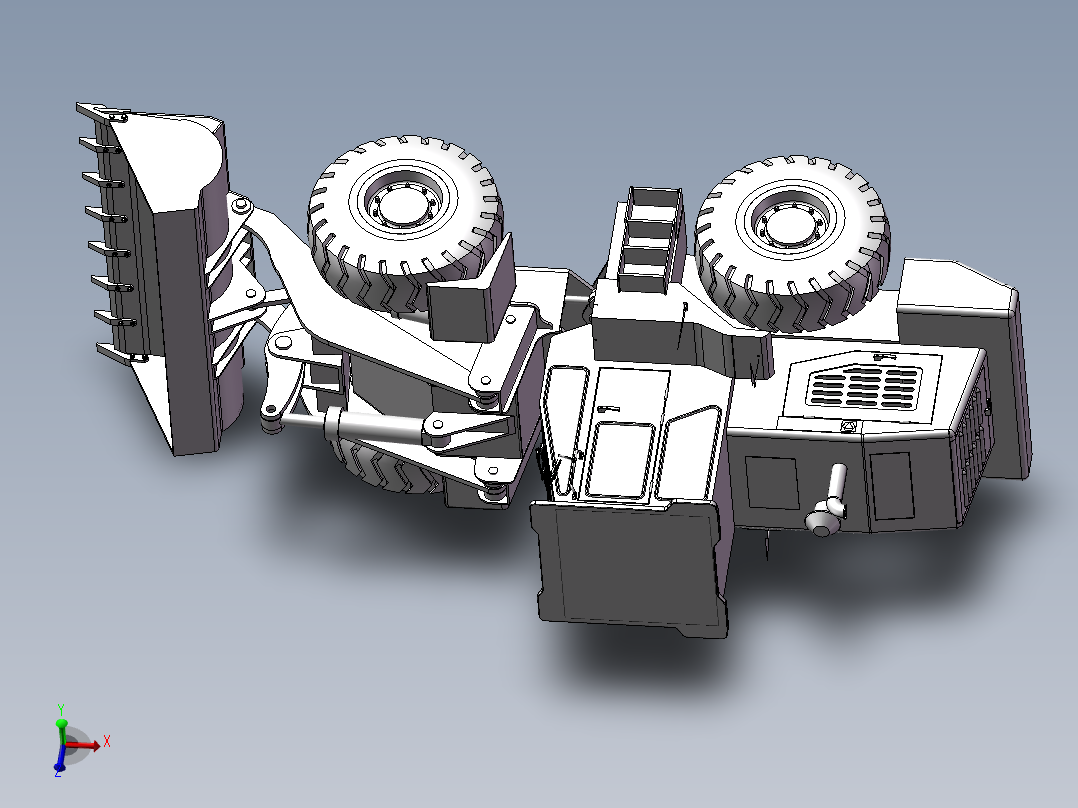 FH0453【三维建模图纸】轮式装载机工作装置设计4.24