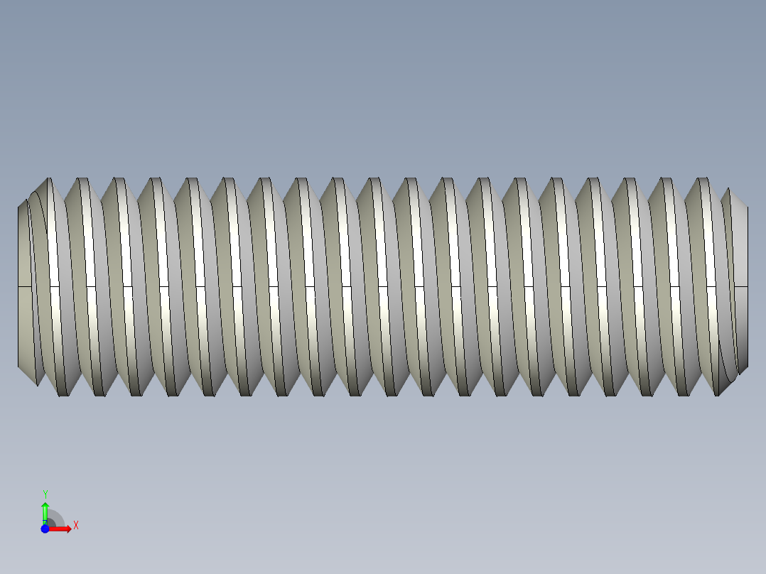 DIN 913-ISO 4026 固定螺钉-M3 L=10.STEP前视图