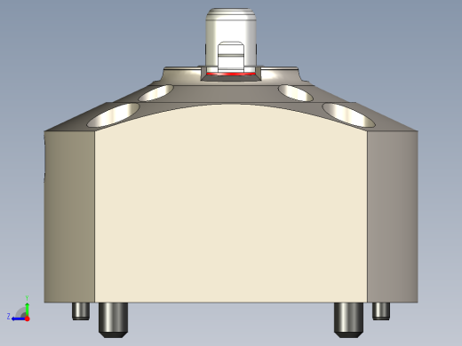 KOSMEKSFA2000-G0A-090多系列多零件图纸模型多系列多零件图纸模型右视缩略图