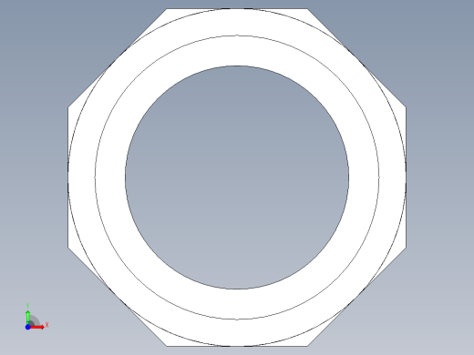 4KIFC 用溶剂焊接插座DF双适配器，溶剂焊接插口DM和BSP的阳螺纹端R前视缩略图