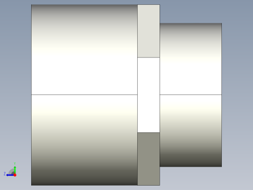 4KIFC 用溶剂焊接插座DF双适配器，溶剂焊接插口DM和BSP的阳螺纹端R右视缩略图