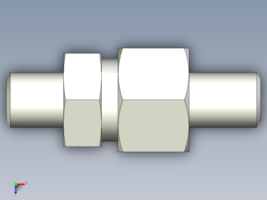 卡套式工业通用硬管接头EO_Weld_fitting_for_tubes_ASK616X3S俯视缩略图