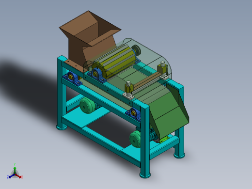 切丝机正等轴测缩略图