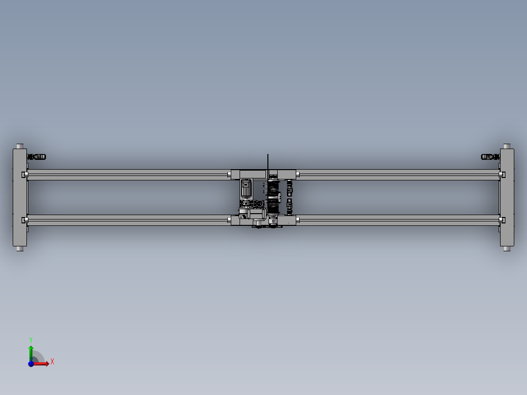 桥式起重机前视图