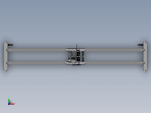 桥式起重机前视缩略图