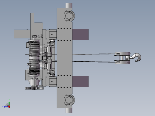 桥式起重机右视缩略图