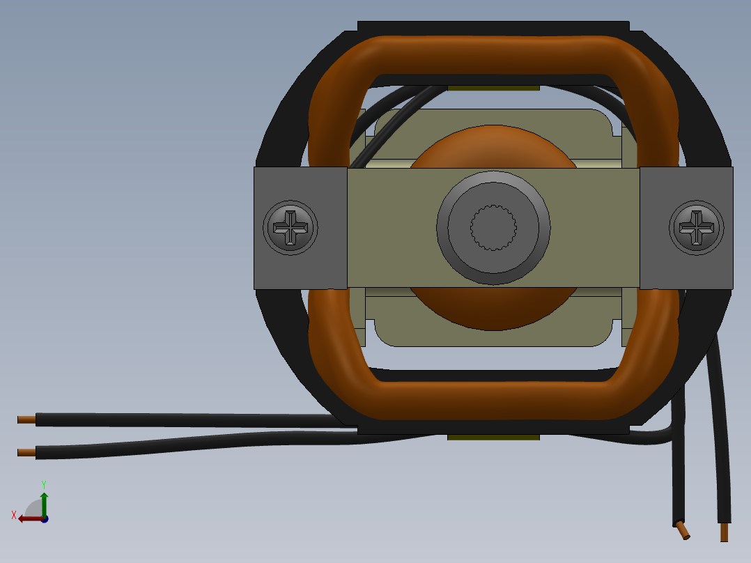 两款单相交流串励电机HC54==381226==40后视图
