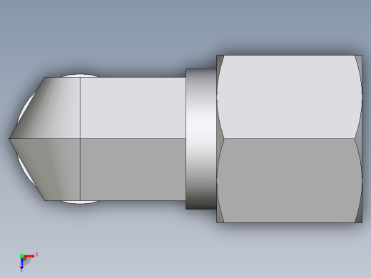 卡套式工业通用硬管接头EO_Male_stud_elbow_WE08SM71俯视缩略图