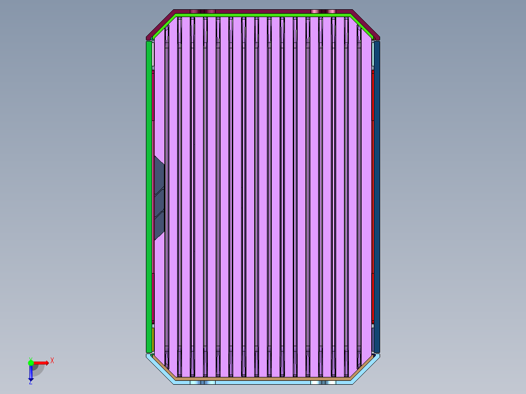 完全形态追风者SHIFT装机机箱俯视图