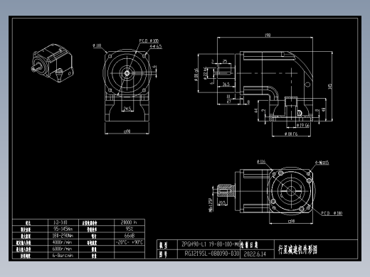 斜齿ZPGH090-L1 19-80-100-M6.DXF