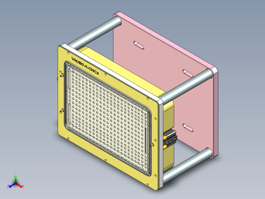 vaub0_lcd_cover619-cnc4笔记本CNC工装夹具三维模型-0622正等轴测缩略图