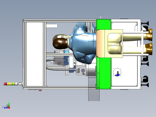 机械手吸附贴附保压一体机sw16可编辑右视缩略图
