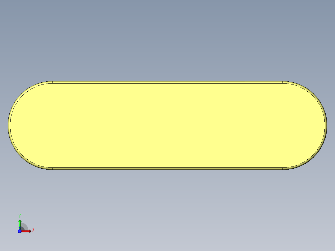 普通平键A型50×28×180前视图