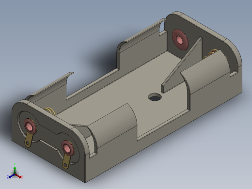 电池仓、电池(25)正等轴测缩略图
