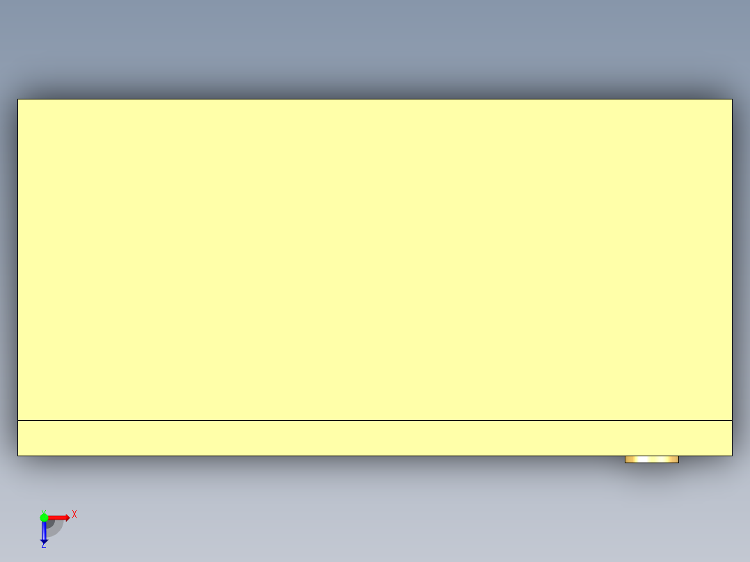 基业箱400x500x200俯视图