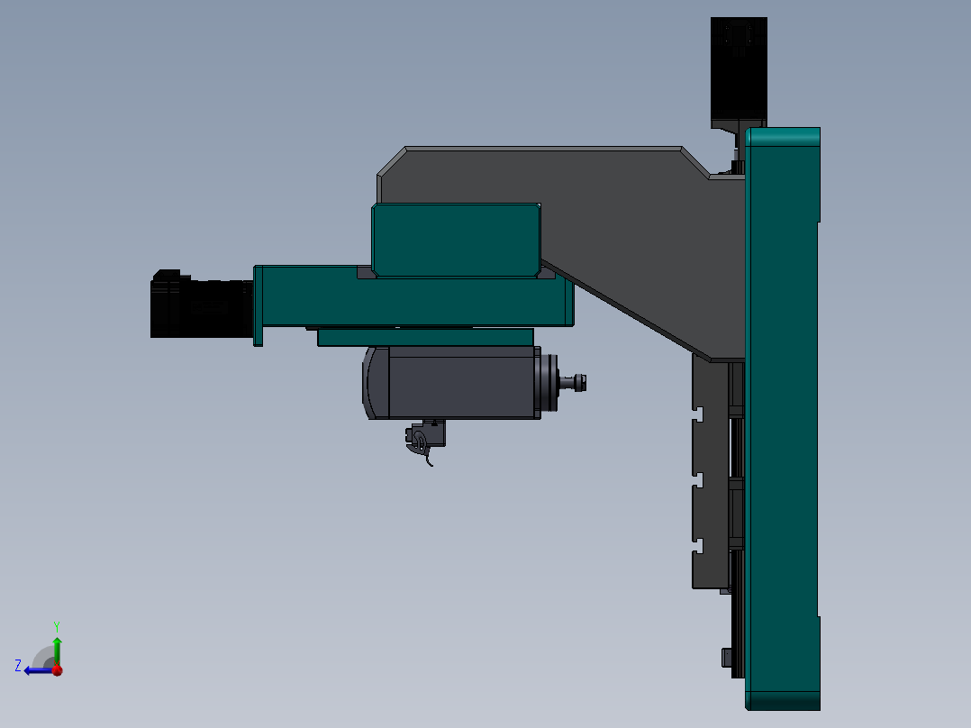 500x550迷你雕刻机右视图