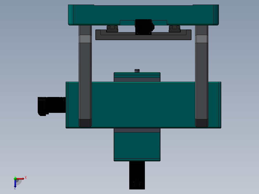 500x550迷你雕刻机俯视图