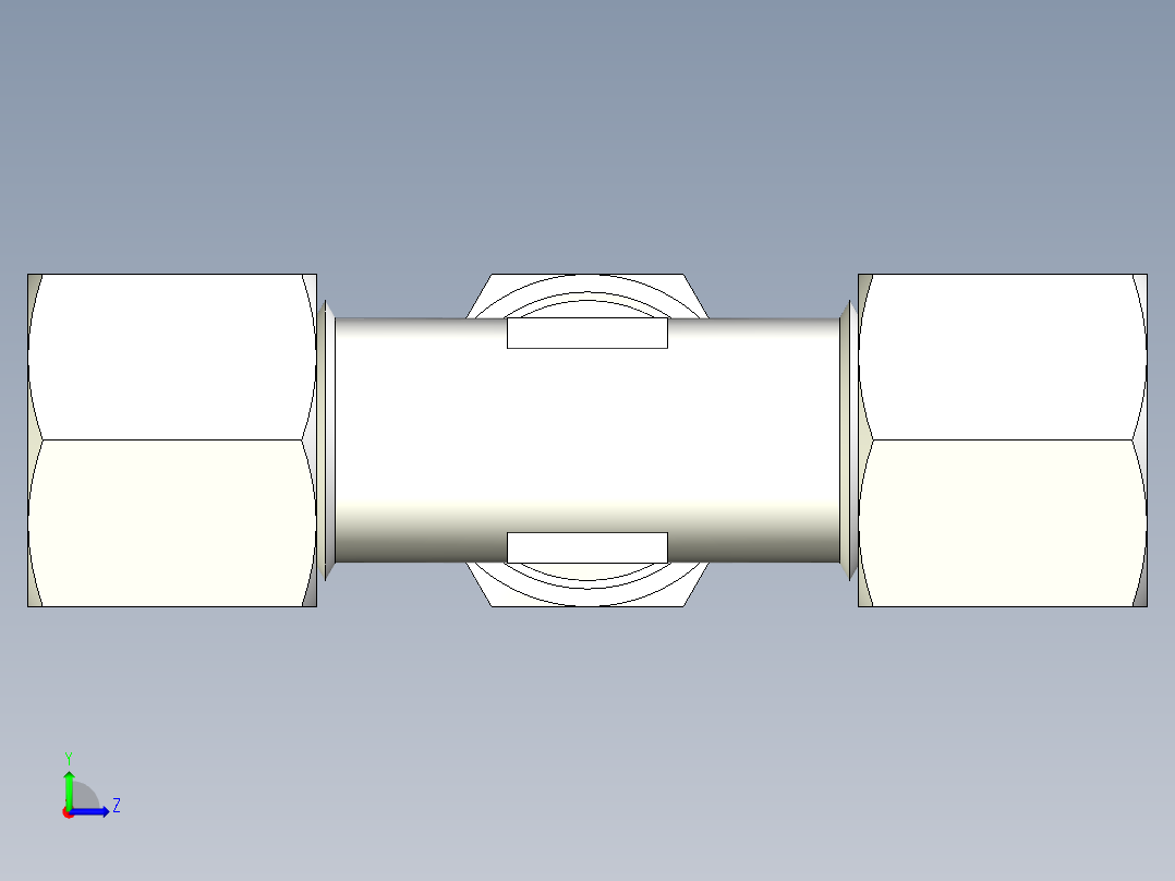 B3004543-连接 TEE 等管 8左视图