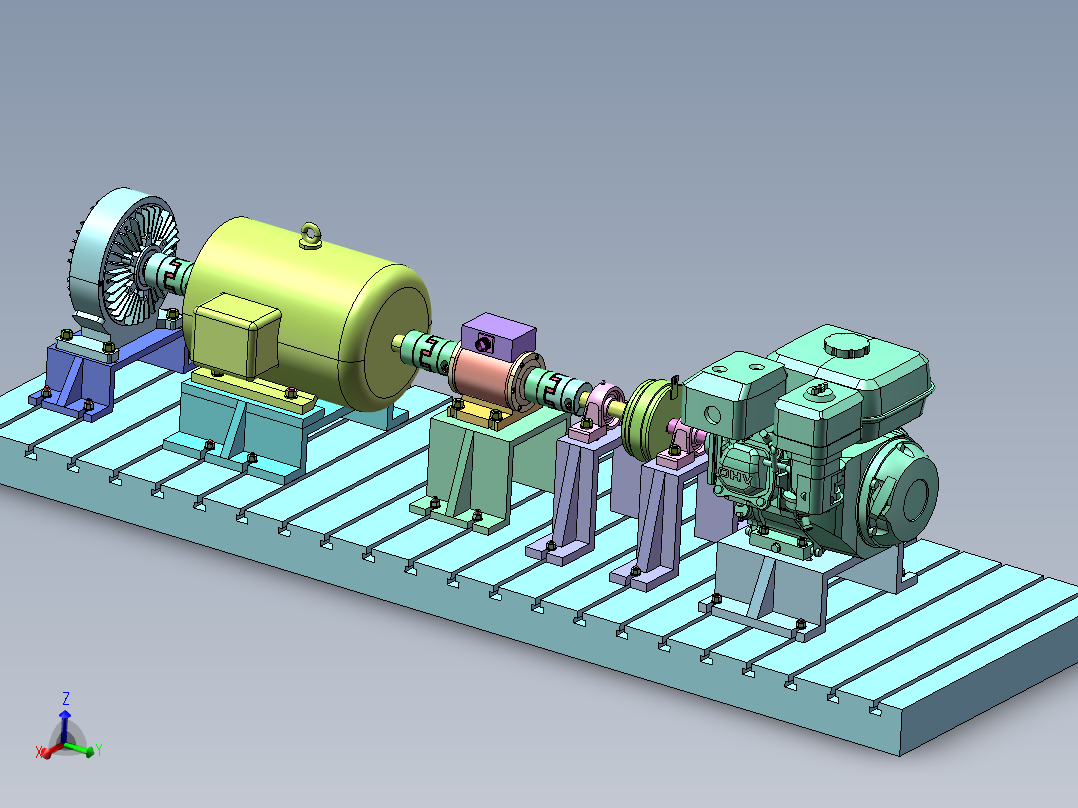 混合动力试验台架  sw22