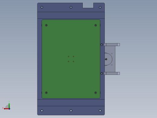 滚珠丝杆顶升升降机构3D数模图纸 Solidworks设计后视缩略图