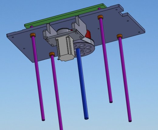 滚珠丝杆顶升升降机构3D数模图纸 Solidworks设计缩略图